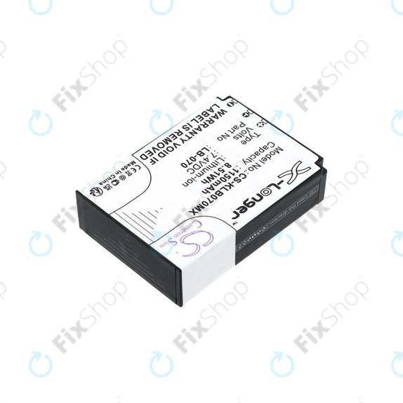 Akkumulátor Kodak PIXPRO S1, AZ651, AZ652, AZ901, 1150mAh, Li-Ion, 7.4V, LB-070, HQ