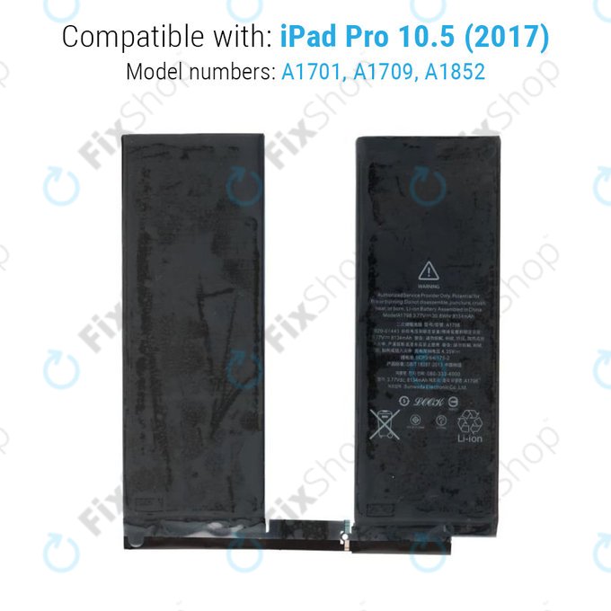 Apple iPad Pro 10.5 (2017) - Akkumulátor 8134mAh