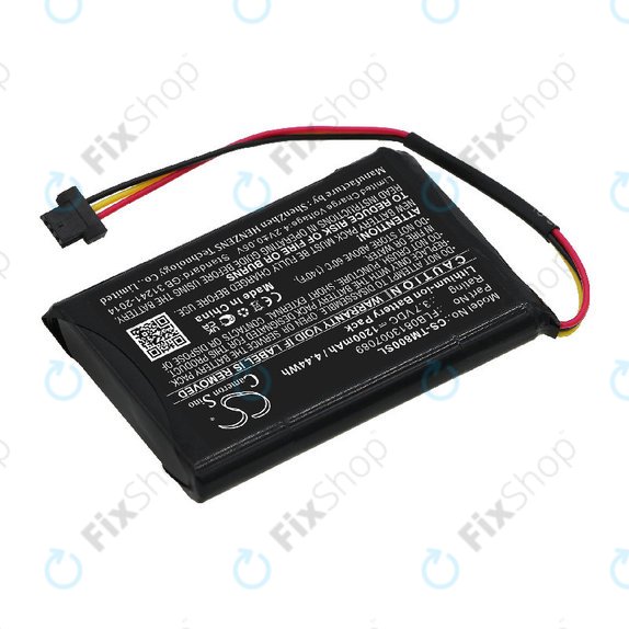 Akkumulátor TomTom One XL Traffic, XL 30 Europe 31, 1200mAh, Li-ion, 3.7V, FLB0813007089, HQ