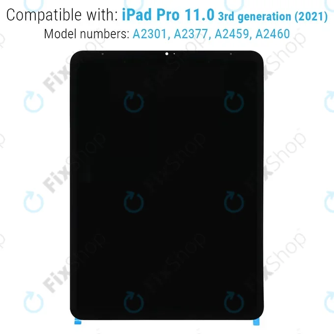 Apple iPad Pro 11.0 (3rd Gen 2021, 4th Gen 2022) - LCD Kijelző + Érintőüveg Refurbished