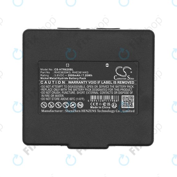 Akkumulátor Hetronic Abitron Mini, 2000mAh, Ni-MH, 3.6V, RHE3620KG, HQ