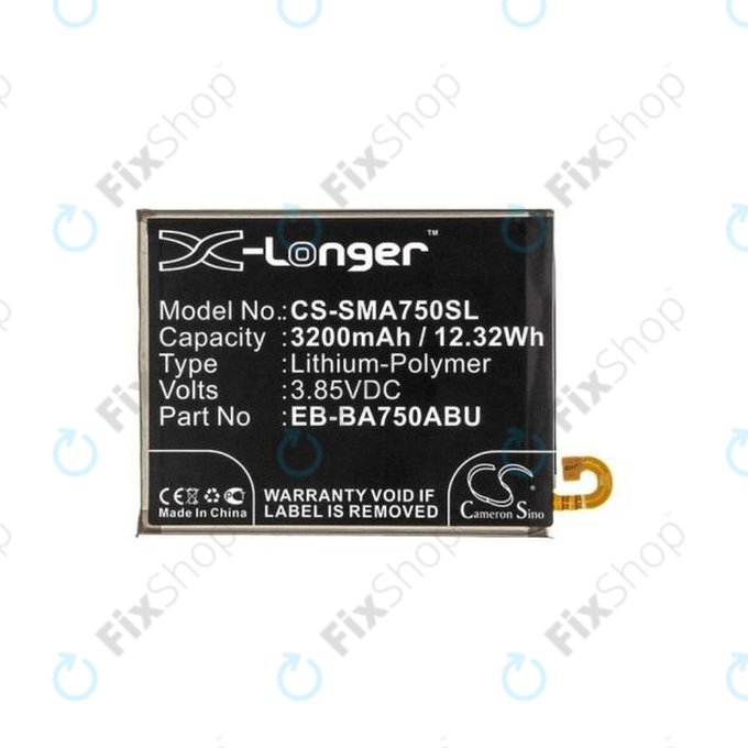 Samsung Galaxy A10 A105F, A7 A750F (2018) - Akkumulátor EB-BA750ABE 3200mAh HQ