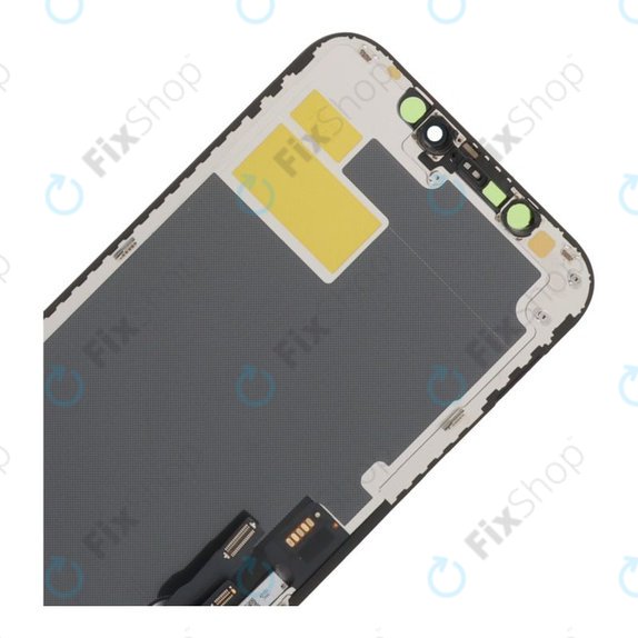 Kijelző Soft OLED iPhone 12, 12 Pro, Érintőüveg kerettel, DIAGNOSTIC