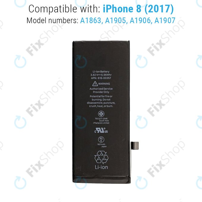Apple iPhone 8 - Akkumulátor 1821mAh