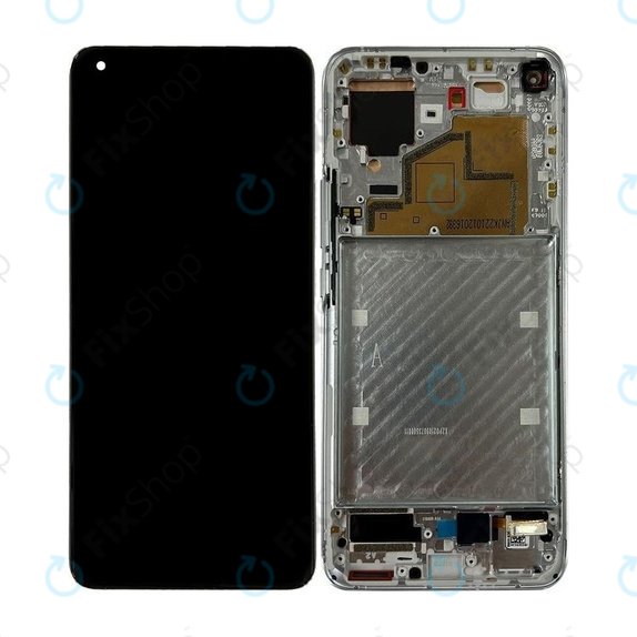 Xiaomi Mi 11 M2011K2G - LCD Kijelző + Érintőüveg + Keret (Cloud White) OLED