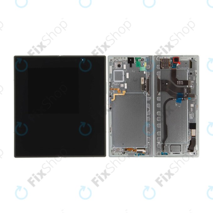 Samsung Galaxy Z Fold 7 F966B - LCD Kijelző + Érintőüveg + Keret (Mint) OLED