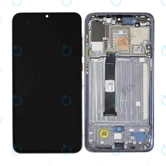 Xiaomi Mi 9 Pro 5G - LCD Kijelző + Érintőüveg + Keret (Titanium Black) - 5600030F1X00 Genuine Service Pack