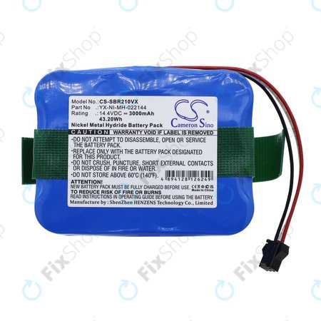 Akkumulátor Sencor SVC9031BK, Bobsweep, Carneo, Samba, Vileda, Wisdom, 3000mAh, Ni-MH, 14.4V, YX-NI-022144-COR, HQ