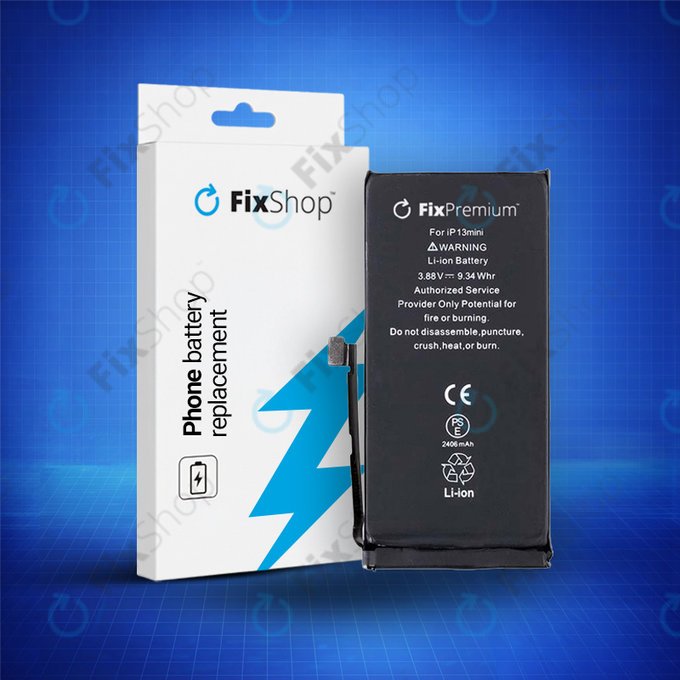 Akkumulátor iPhone 13 Mini, 2406mAh, DIAGNOSTIC