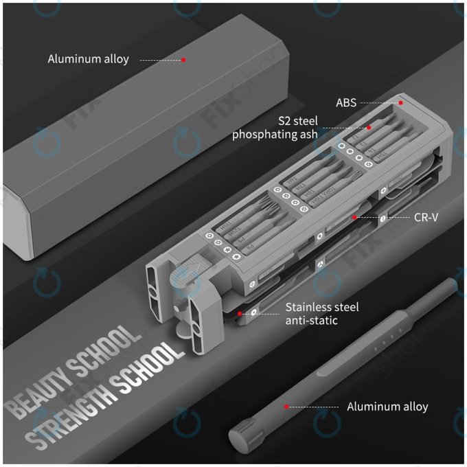 Kingsdun - Szerviz Szerszám Készlet 44v1
