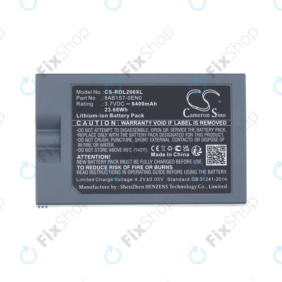 Akkumulátor Ring Video Doorbell 2, 3, 4, 6400mAh, Li-Ion, 3.7V, 8AB1S7-0EN0, HQ