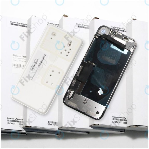 Apple iPhone 11 Pro Max - LCD Kijelző + Érintőüveg + Keret - 661-14099 Genuine Service Pack