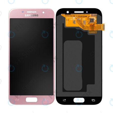 Samsung Galaxy A5 A520F (2017) - LCD Kijelző + Érintőüveg (Peach Cloud) - GH97-19733D, GH97-20135D Genuine Service Pack
