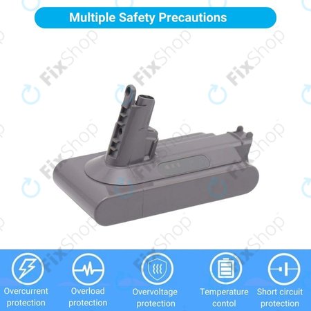 Dyson V10 - Akkumulátor 969352-02, SV12, 206340 Li-Ion 25.2V 2500mAh