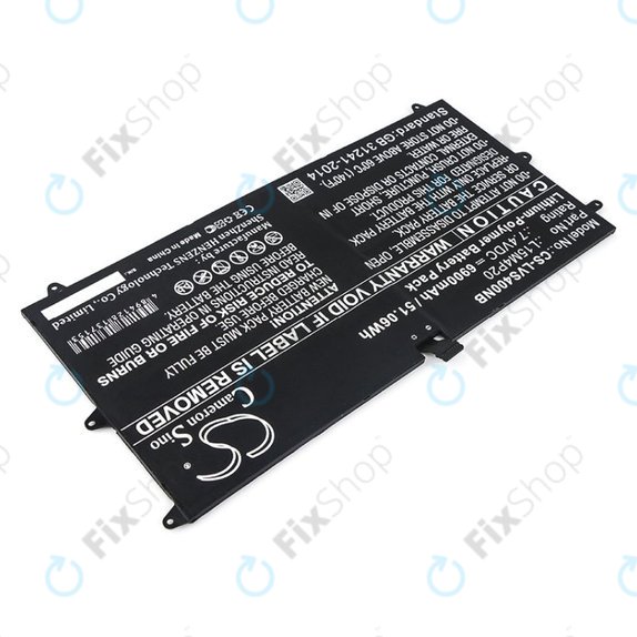 Akkumulátor Lenovo Yoga 4S, 900S, 6900mAh, Li-Pol, 7.4V, L15M4P20, HQ
