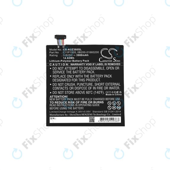 Asus ZenPad 8.0 Z380C (P022) - Akkumulátor C11P1505, 0B200-01660200 3900mAh HQ