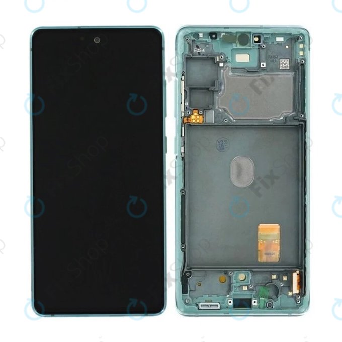 Samsung Galaxy S20 FE G780F - LCD Kijelző + Érintőüveg + Keret (Cloud Mint) - GH82-24220D, GH82-31328D, GH82-31329D, GH82-24219D Genuine Service Pack