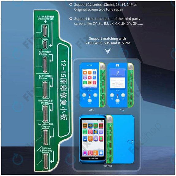 JC V1S, V1SE - LCD Board for iPhone 12-series, 13, 14, 14 Plus,15-series (Latest Version 2023)