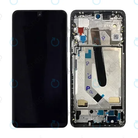 Xiaomi Mi 11i M2012K11G - LCD Kijelző + Érintőüveg + Keret (Black) TFT