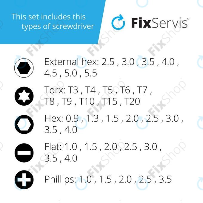 Jakemy JM-8128 - Szerviz Szerszám Készlet 45in1