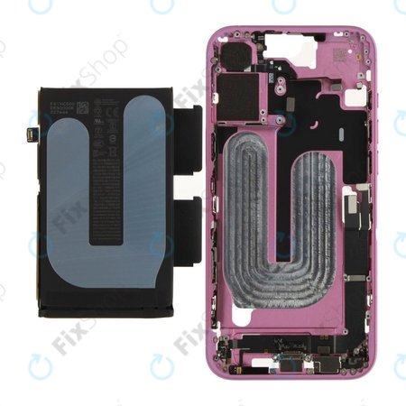 Középső keret akkumulátorral | iPhone 16 Plus | Pink | ZD076-00686 | Genuine Apple