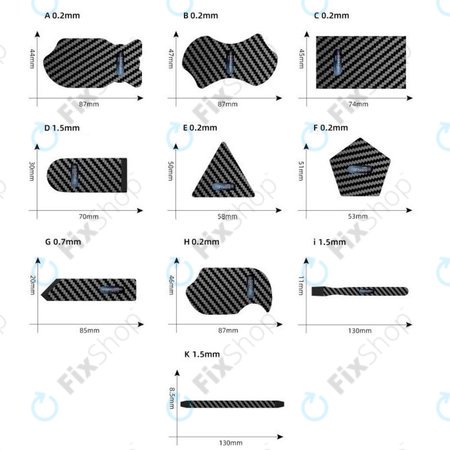 iFixes - Karbon Ultravékony Nyitó Eszköz E