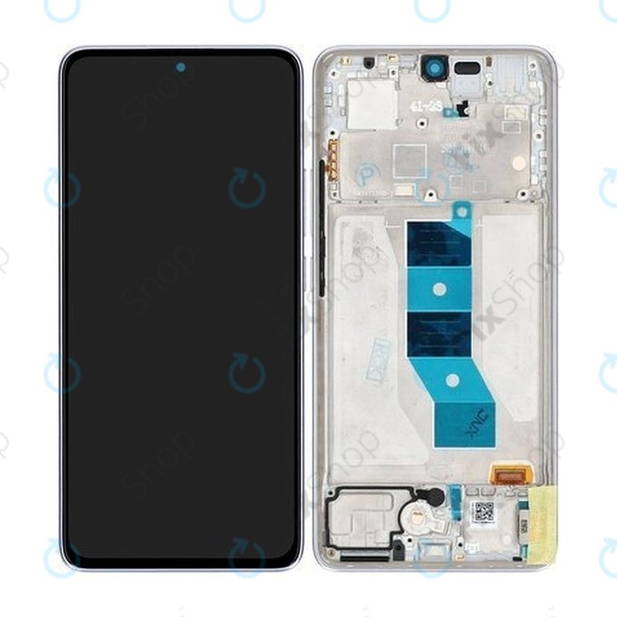 Xiaomi Redmi Note 14 5G 24094RAD4G - LCD Kijelző + Érintőüveg + Keret (Lavender Purple) - 56001900O1700 Genuine Service Pack