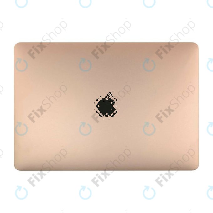 Apple MacBook Air 13" A1932 (2019) - LCD Kijelző + Előlapi Üveg + Fedőlap (Rose Gold) Original Refurbished