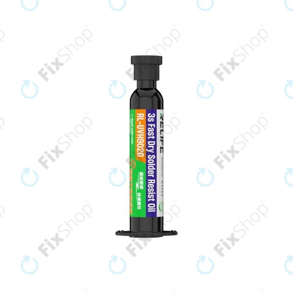 Relife RL-UVH902G - UV Keményíthető Forrasztómaszk - 10ml (Fekete)