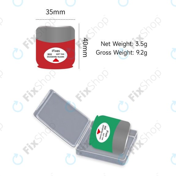 iFixes iS12 - vékony szétszerelő pengék, 0.15mm, 4 db-os szett