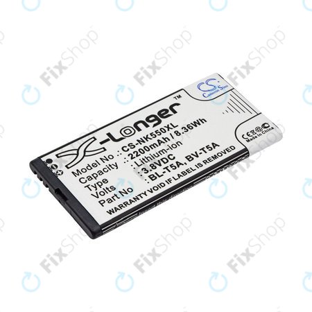 Akkumulátor Nokia Lumia 730, 2200mAh, Li-Ion, 3.8V, BL-T5A, HQ