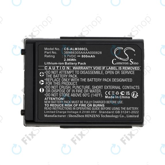 Akkumulátor Alcatel Mobile 300, 400 Dect, Mobile Reflexes 300, 400, 800mAh, Li-Ion, 3.7V, 3BN66305AAAA000828, HQ