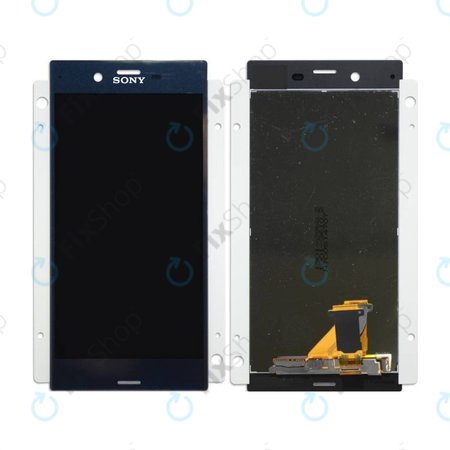 Sony Xperia XZ F8331 - LCD Kijelző + Érintőüveg (Forest Blue) - 1304-9085 Genuine Service Pack