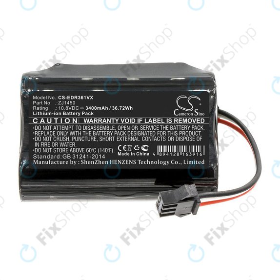 Akkumulátor Ecovacs Deebot Slim, D36, 3400mAh, Li-Ion, 10.8V, ZJ1450, HQ