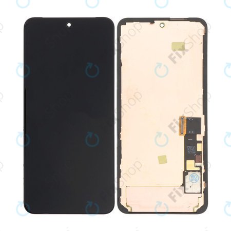 Google Pixel 8 GKWS6, G9BQD - LCD Kijelző + Érintőüveg + Keret (Black) OLED