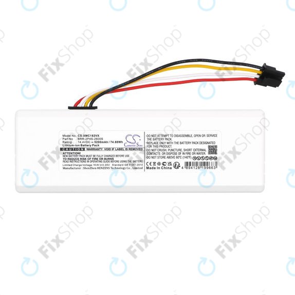 Akkumulátor Xiaomi Dreame MC1808, Roborock 1C, 5200mAh, Li-Ion, 14.4V, BRR-2P4S-2600S, HQ