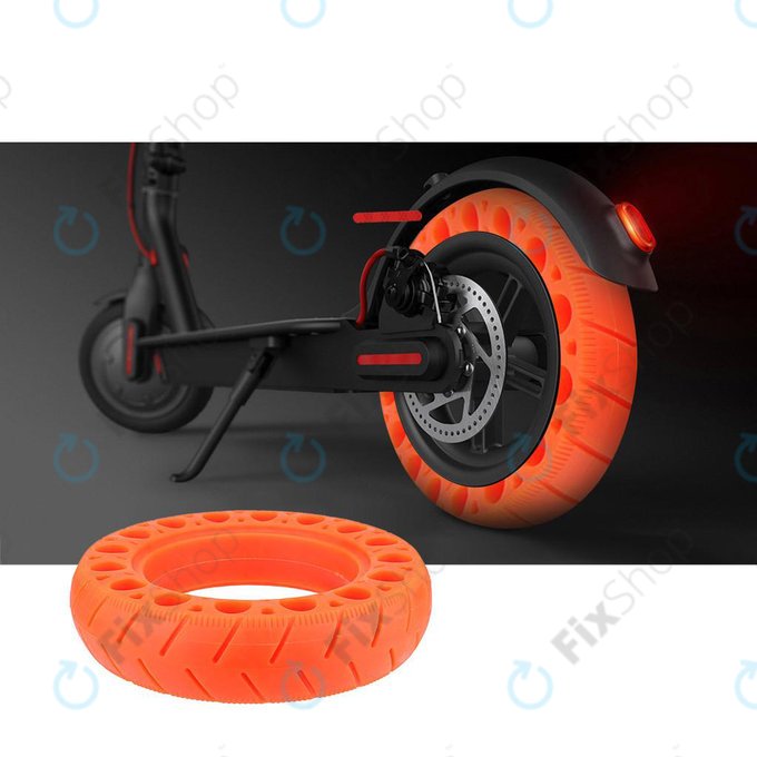 Xiaomi Mi Electric Scooter 1S, 2 M365, Essential, Pro, Pro 2 - Tartós, Teljes Tubeless Gumiabroncs (1. Típus) (Red)