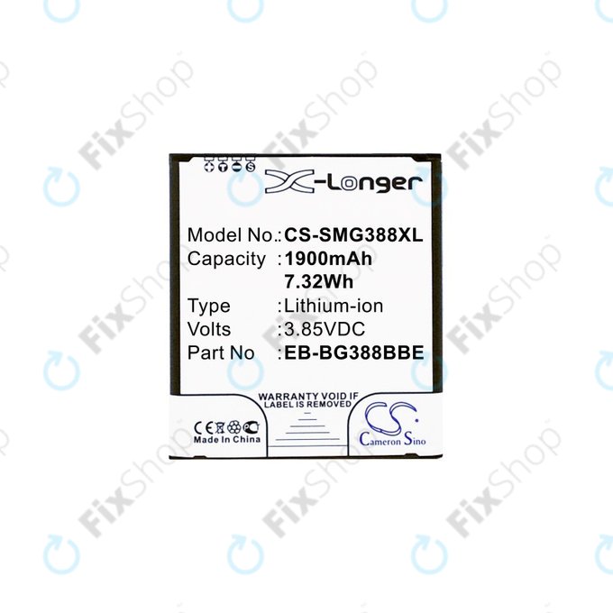 Samsung Galaxy Xcover 3 G388F - Akkumulátor EB-BG388BBE 1900mAh HQ