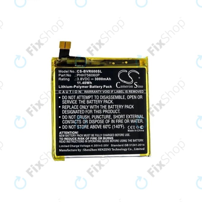 iGet Blackview BV6000 - Akkumulátor PHH756060P 3000mAh HQ