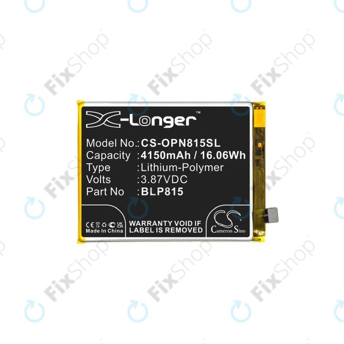 OnePlus Nord N10 5G - Akkumulátor BLP815 4150mAh HQ