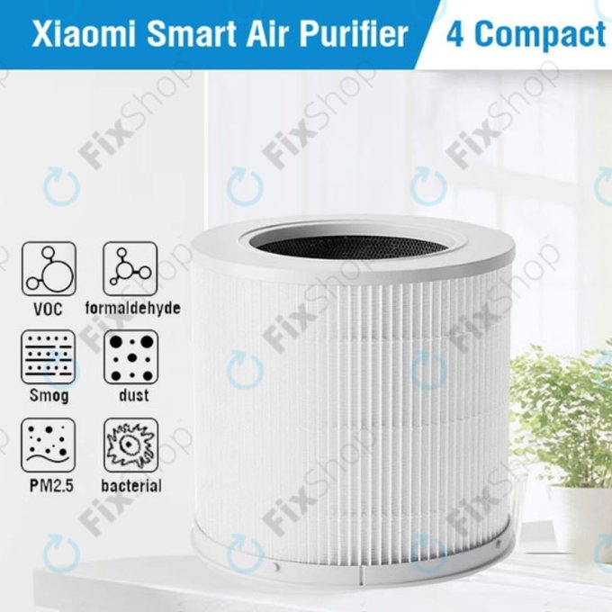 Xiaomi Smart Air Purifier 4 Compact - HEPA szűrő (Aktív szén) (White)