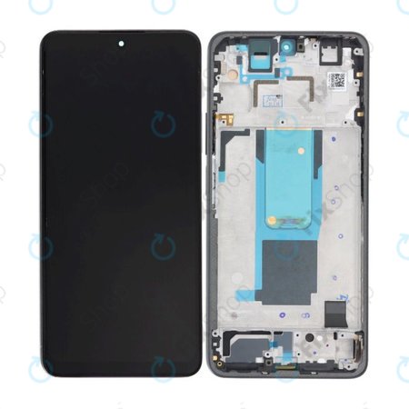 Xiaomi Redmi Note 11 Pro+ 5G 21091116UG - LCD Kijelző + Érintőüveg + Keret (Mysterious Black) TFT
