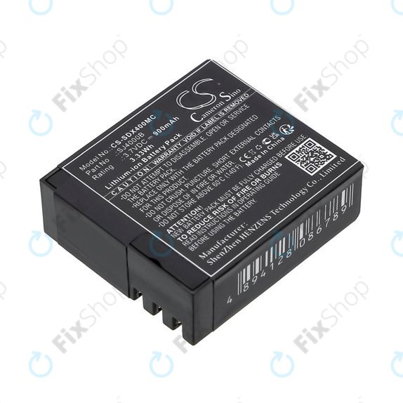 Akkumulátor SJCAM SJ4000, SJ5000, 900mAh, Li-Ion, 3.7V, SJ4000B, HQ