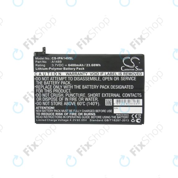 Apple iPad Mini 2, Mini 3 - Akkumulátor A1489, A1512 6400mAh HQ