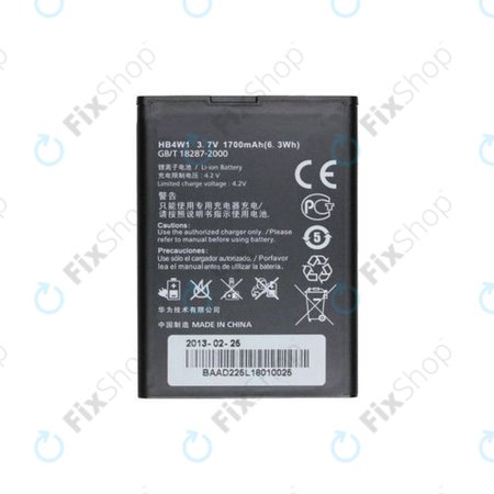 Huawei Ascend G510, Y210, Y530 - Akkumulátor HB4W1 1700mAh