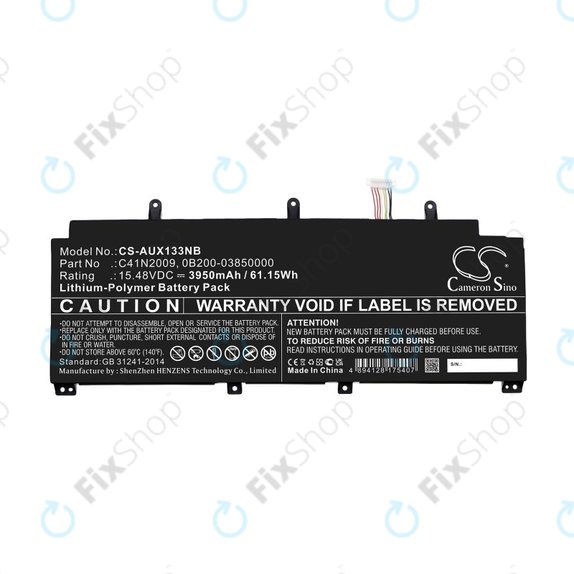 Akkumulátor Asus ROG Flow X13 GV301QE-K6008, 3950mAh, Li-Pol, 15.48V, C41N2009, HQ