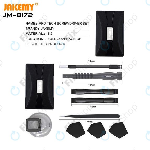 Jakemy JM-8172 - Szerviz Szerszám Készlet 73in1