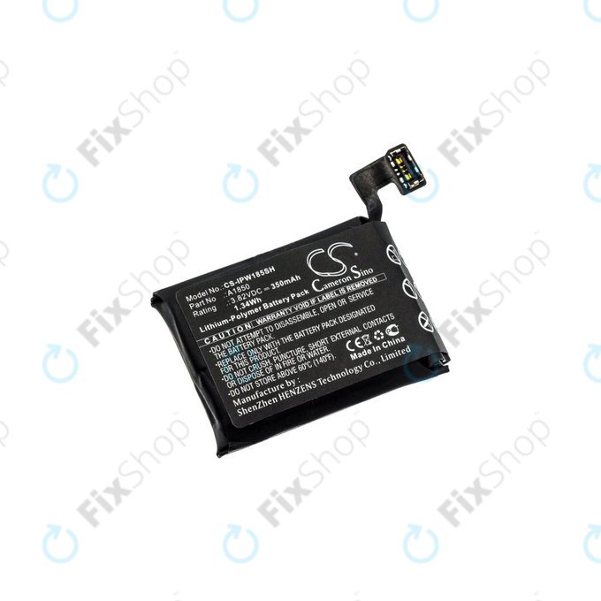 Akkumulátor Apple Watch 3 42 mm, 350mAh, GPS + Cellular Version, Li-Pol, 3.82 V, A1850, HQ