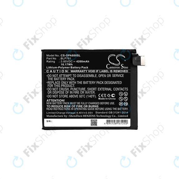 OnePlus 8 - Akkumulátor BLP761 4200mAh HQ