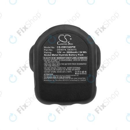 DeWalt DC, DW, 2000-series - Akkumulátor DE9074, DE9075, 152250-27, 397745-01 2000mAh HQ